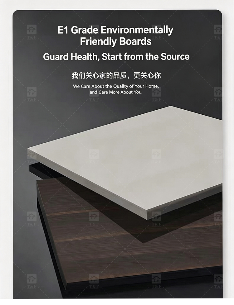 Hot Sale Italian Minimalist Solid Wood Vanity Table Set with Curved Matte Top Rotatable Cube Drawer for Bedroom & Bathroom