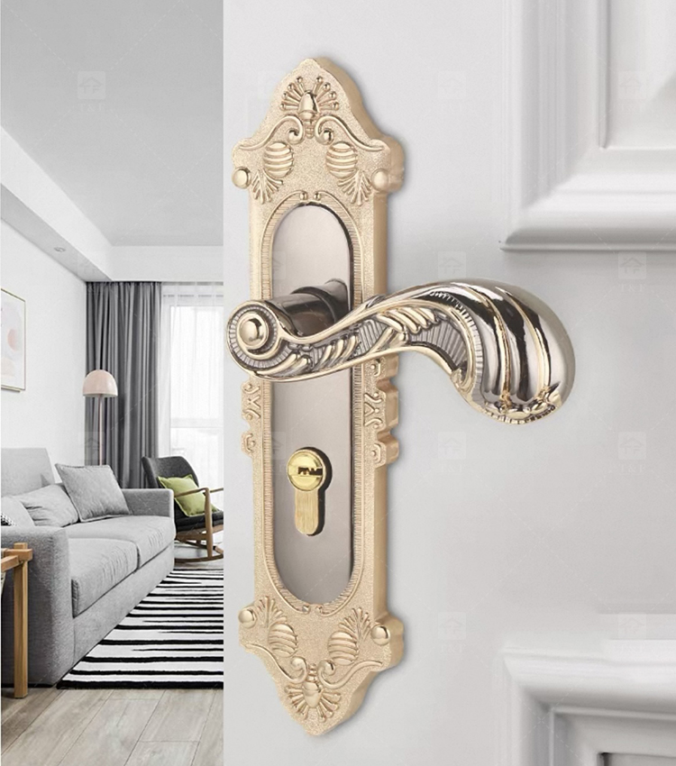 Factory High Performance Cost Ratio Modern Interior Door Handles Lock with Customization for Villa Hotel & Apartment Use