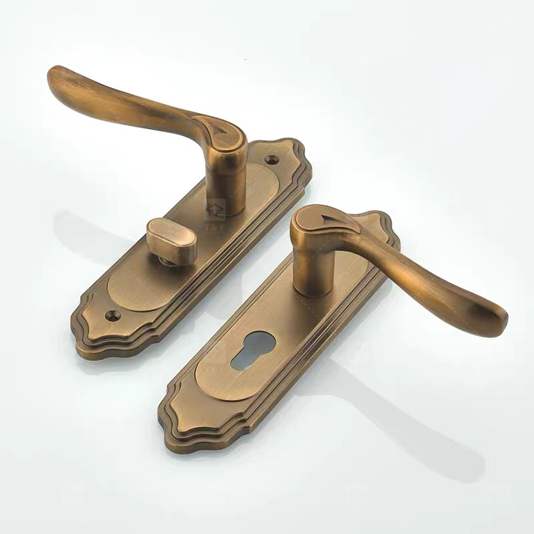 Wholesale Modern Zinc Alloy Wooden Silent Mechanical Door Locks for Villa Apartment Hotel Bedroom Study