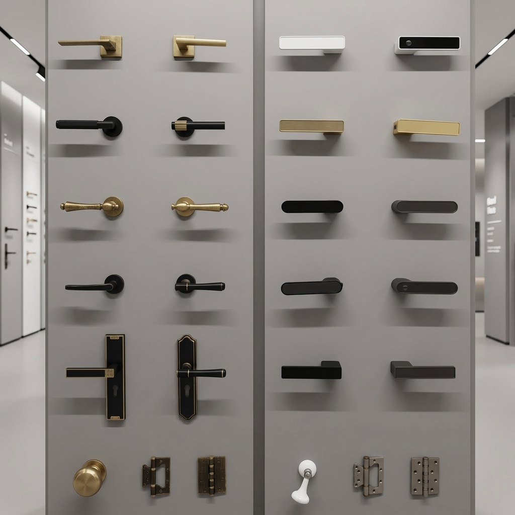 European Modern Interior Door Lock Ivory White Bedroom Door Handle Set Double Single Tongue Mechanism Easy Hotel Apartment