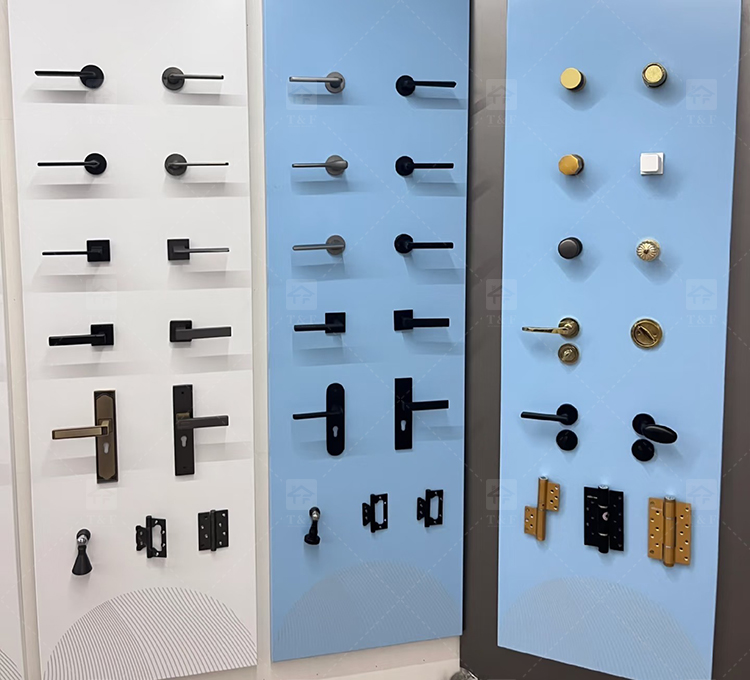 Matte Black Modern Minimalist Villa Door Handle Interior Wood Door Lever Lock Anti-Fingerprint Easy Clean Ambidextrous